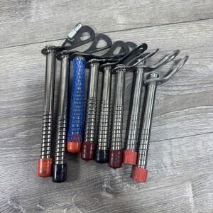Lot of 8 vintage ice screws Black Diamond, Chouinard, Irbis